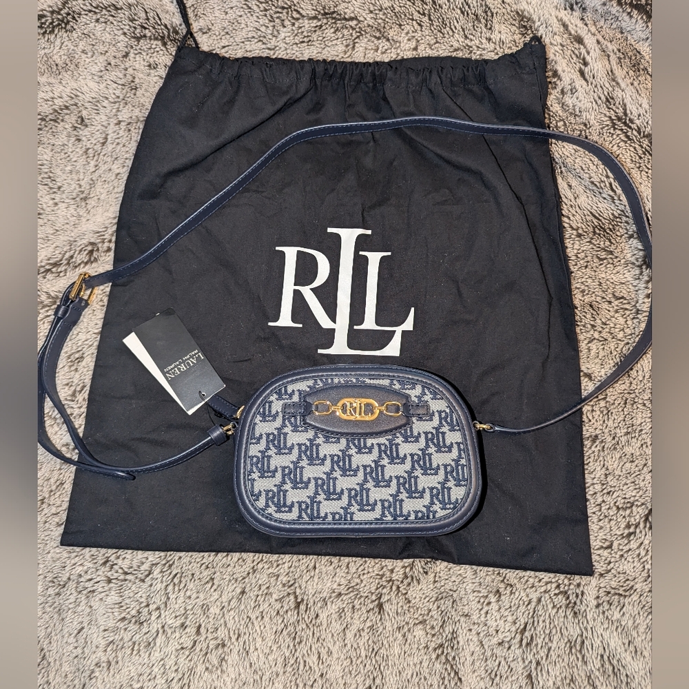 Ralph Lauren Navy Blue Crossbody Bag